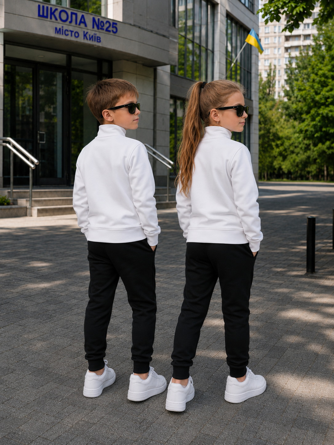 Білий костюм Nike Just Do It, фото 3